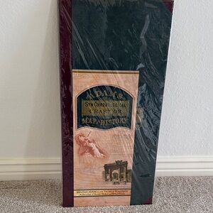 Adams Burgundy and Dark Green Historical Map Chart